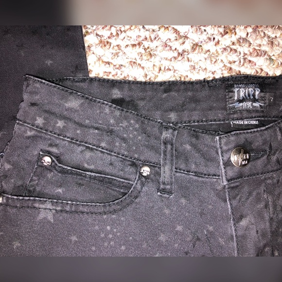 tripp black starred black skinny jeans ⭐️ - Picture 6 of 8